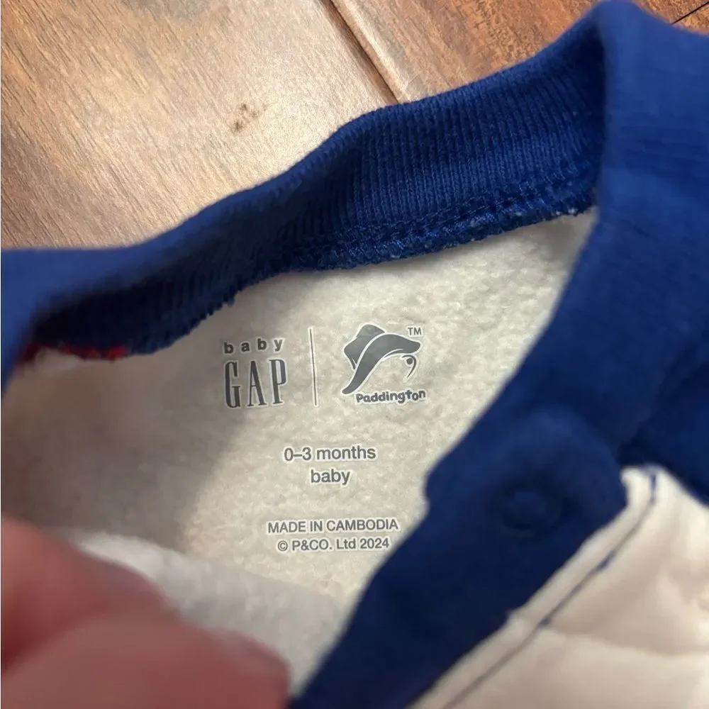 Baby Gap Hello Goodbye Paddington jumpsuit onesie